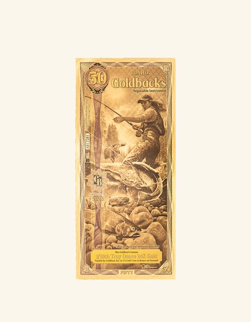 Idaho 50 Goldback - Patientia - Front