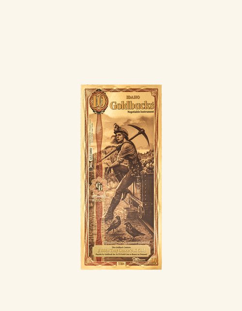 Idaho 10 Goldback - Perserverantia - Front