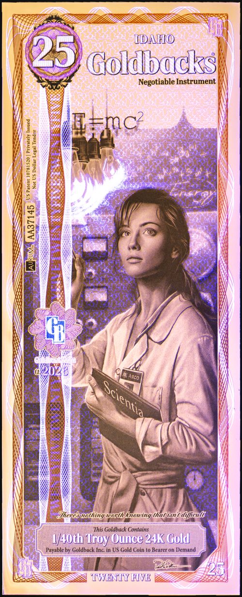 Idaho 25 Goldback - Scientia - UV